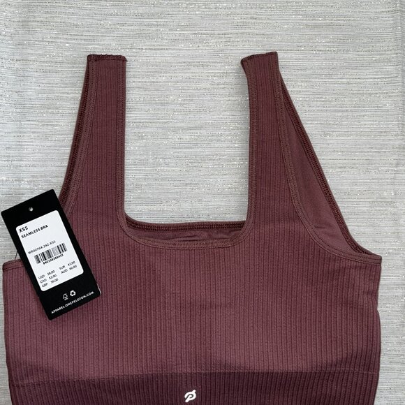 NWT, Peloton, Apparel, Seamless Square Neck Bra, Rose Taupe, XS/S - Picture 6 of 6